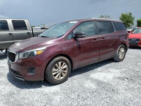 2017 Kia Sedona at FL - Riverview, Copart lot 62968525